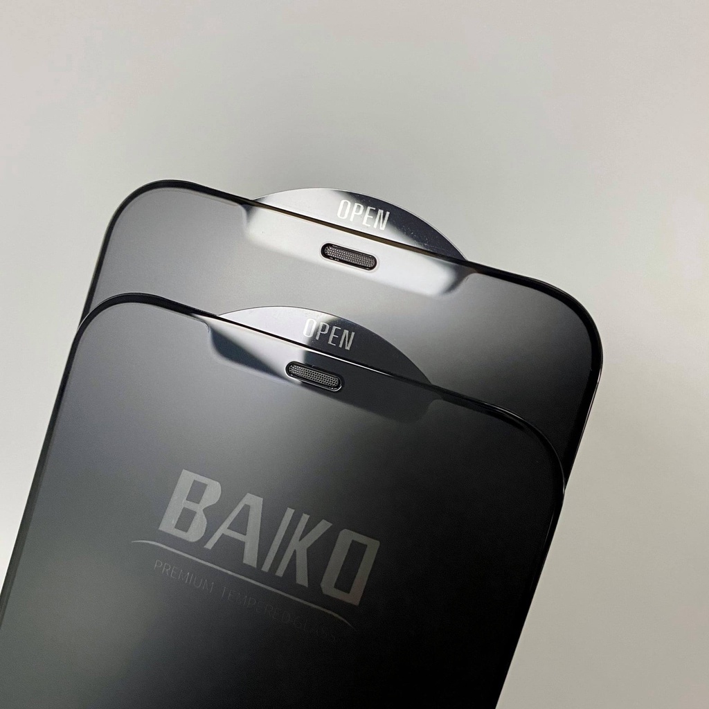 Cường Lực Baiko Iphone Xs max 14 Pro max 7 8 Plus 13 Pro 13 Promax 11 Pro max X Xr Xs 12 Pro 12 Promax Full màn