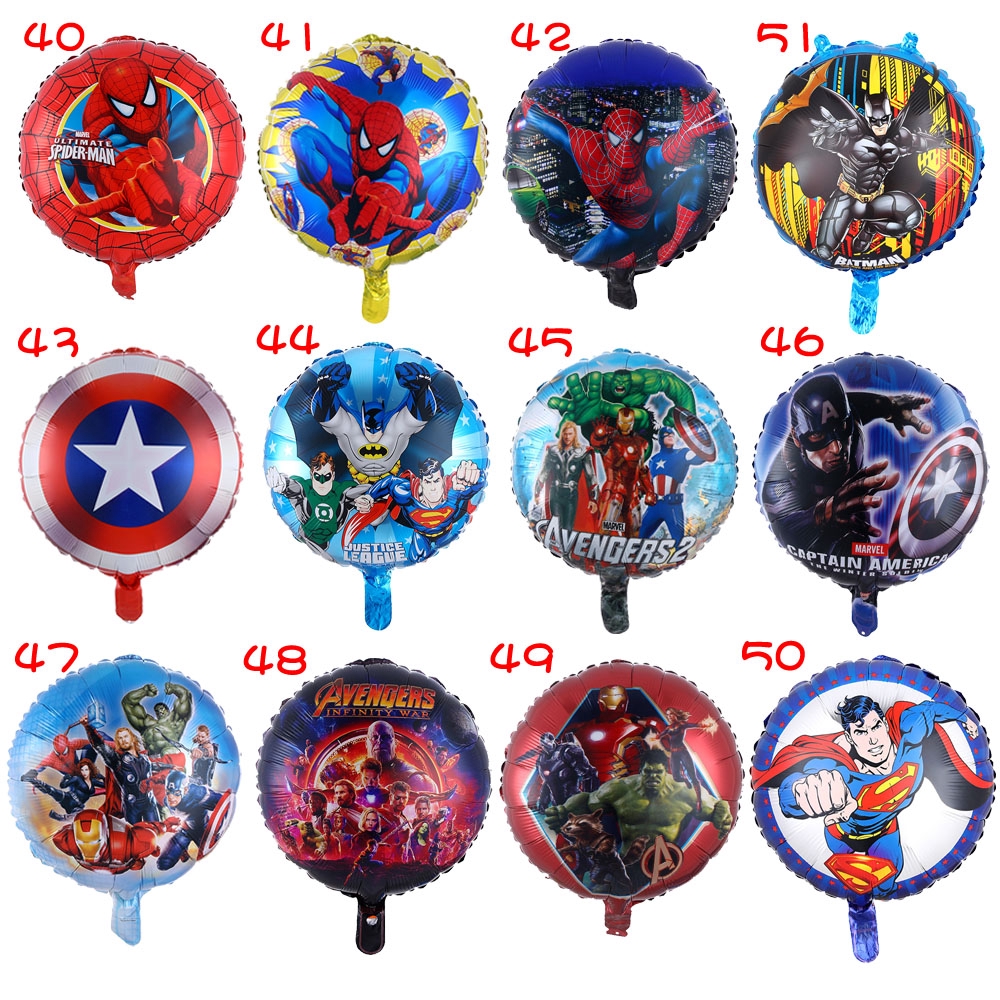 Bong Bóng Hình Người Nhện Trong Phim Avengers 3 Kích Thước 45.72 cm