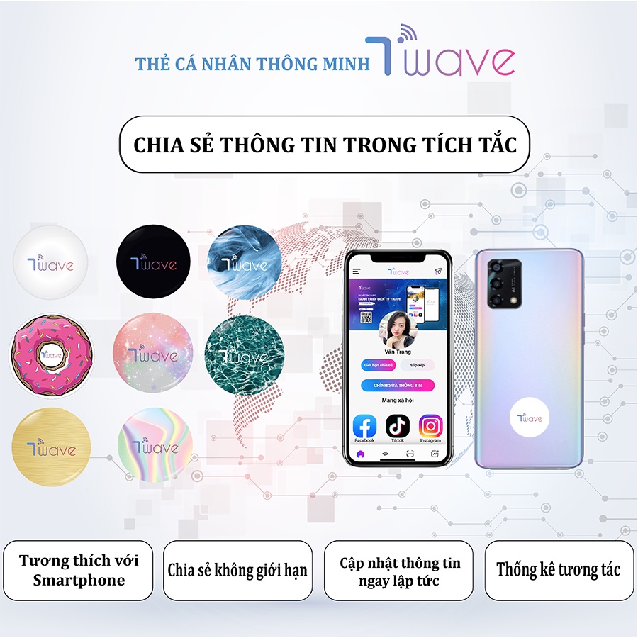 Sticker Thông Minh  Chia Sẻ Mọi Thông Tin Chỉ Với 1 Chạm