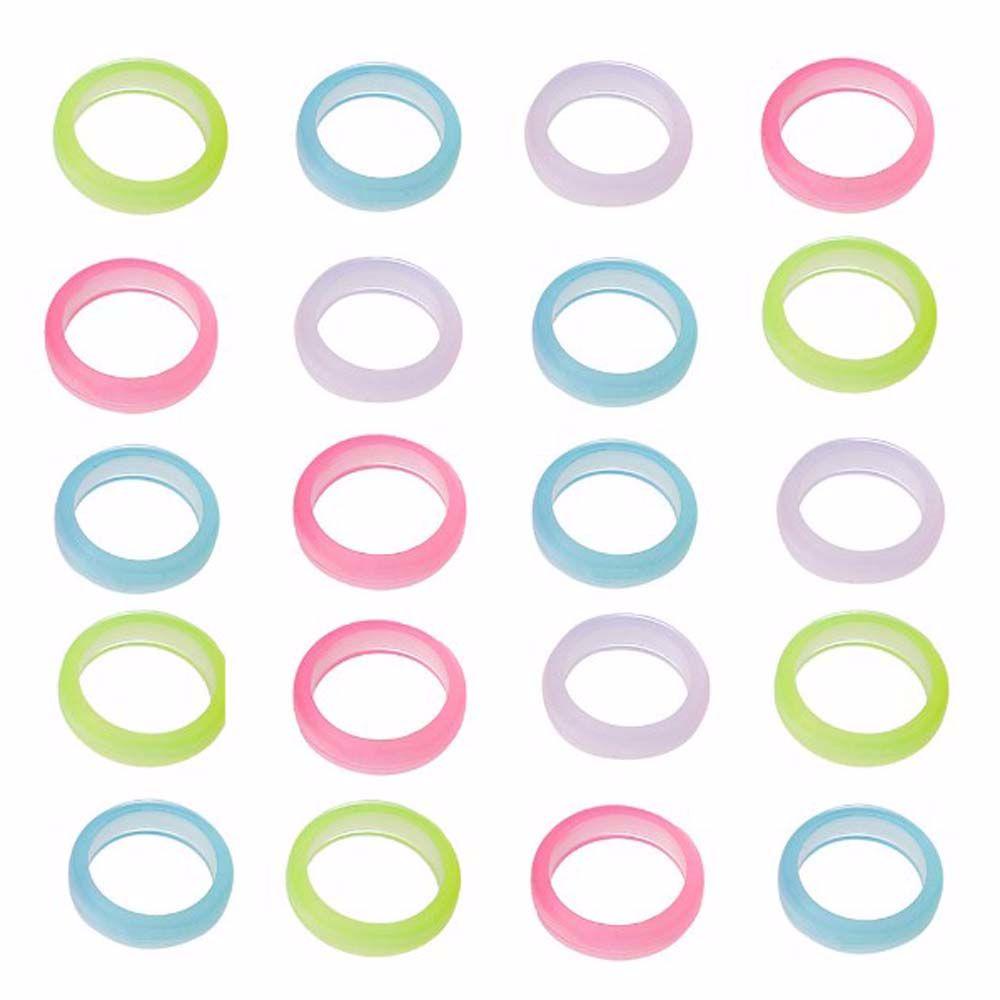 Nhẫn Nhựa Acrylic Phát Quang Phong Cách Hàn Quốc Cho Nam Giới