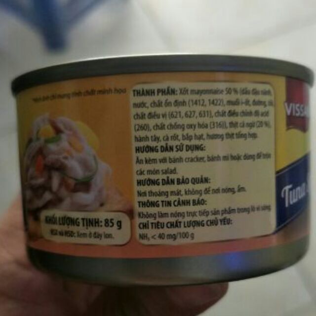 Cá ngừ xốt mayonnaise Vissan 85g