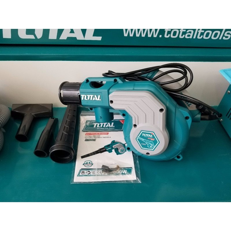 Máy Thổi Bụi Total 800W TB2086 - Có chỉnh tốc độ hút thổi - Thiết Bị Vệ Sinh Nhà Cửa Văn Phòng Kèm Túi Hút Bụi