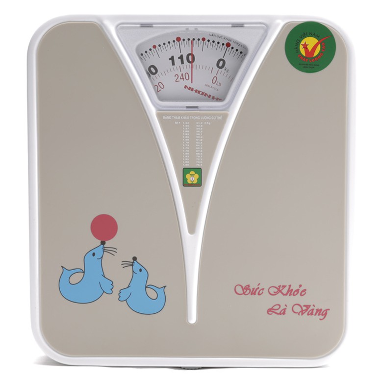 Cân Sức Khỏe 120kg Nhơn Hòa  - Xám K1
