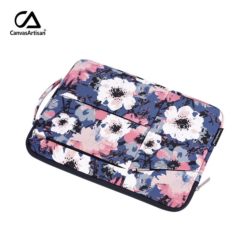 CanvasArtisan Túi đựng laptop chống thấm nước có khóa kéo và tay cầm tiện dụng