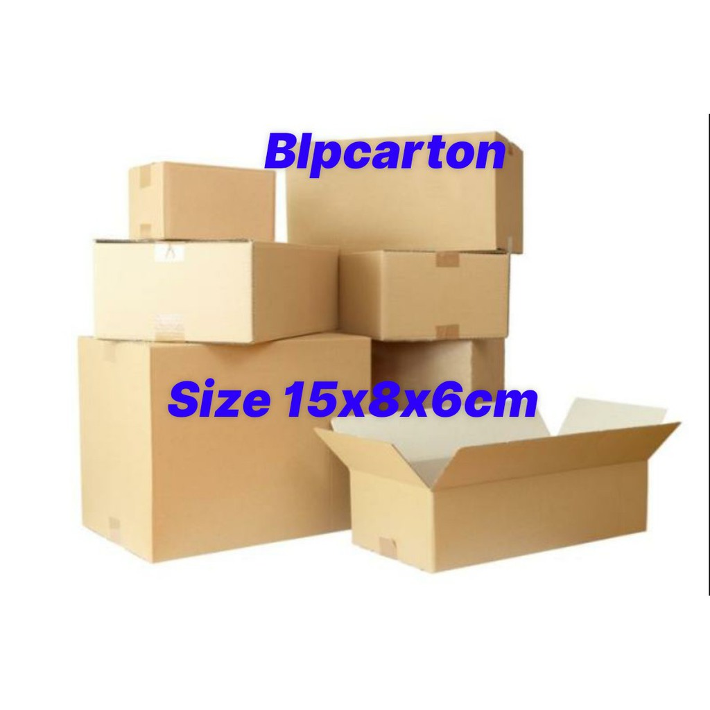 Thùng carton size 15x8x6cm bộ 20 hộp