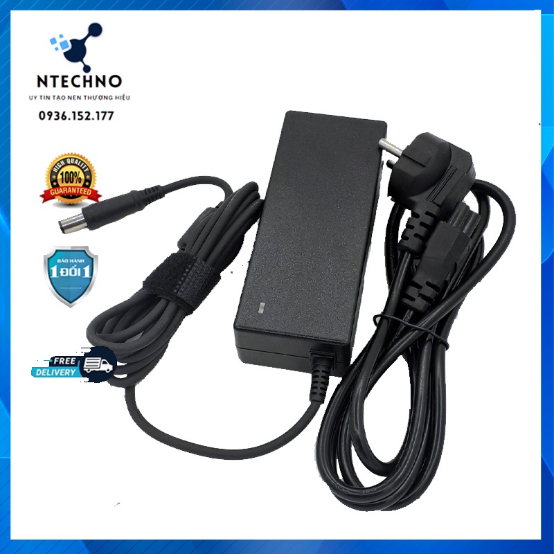 Sạc Zin Laptop Dell 19.5V - 4.62A  90W⭐Chân kim to  7.4*5.0mm cho E6400 E6410 E6420 E6440 E6510 E6520 E6530 E6540 E7240
