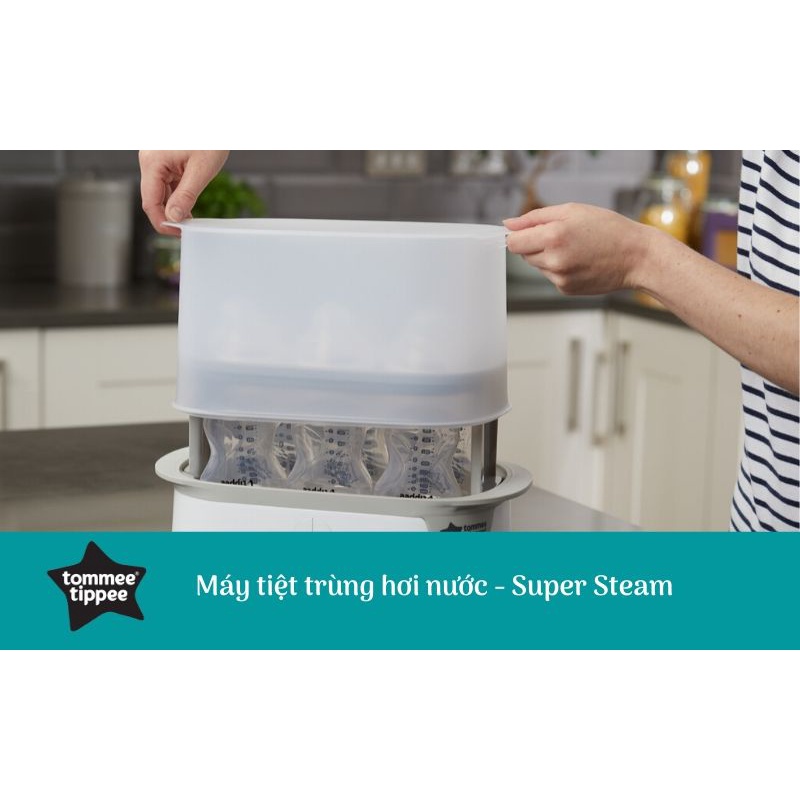 Máy tiệt trùng hơi nước Tommee Tippee Super-Steam