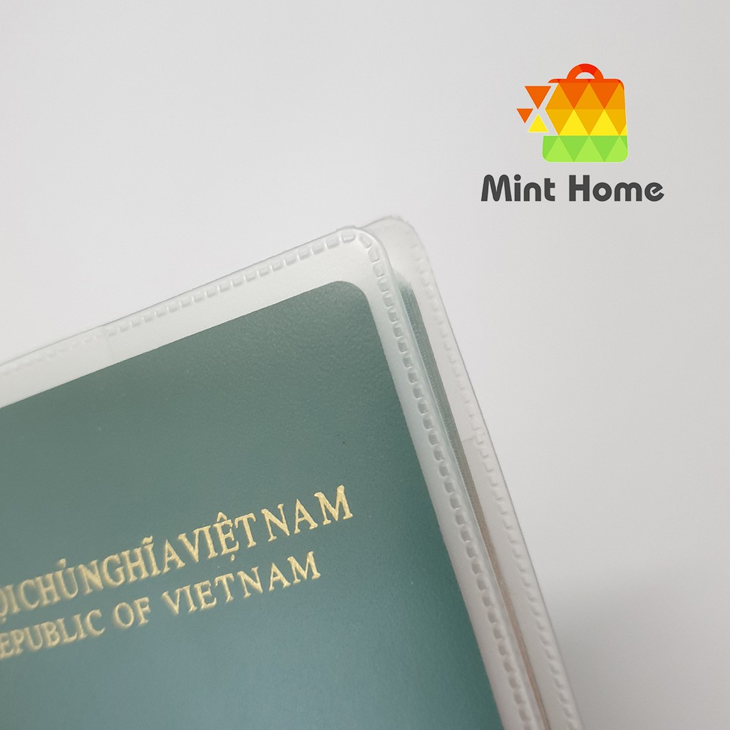 Bao passport cover, vỏ bọc hộ chiếu có ngăn đựng thẻ sinh viên, ATM, Card