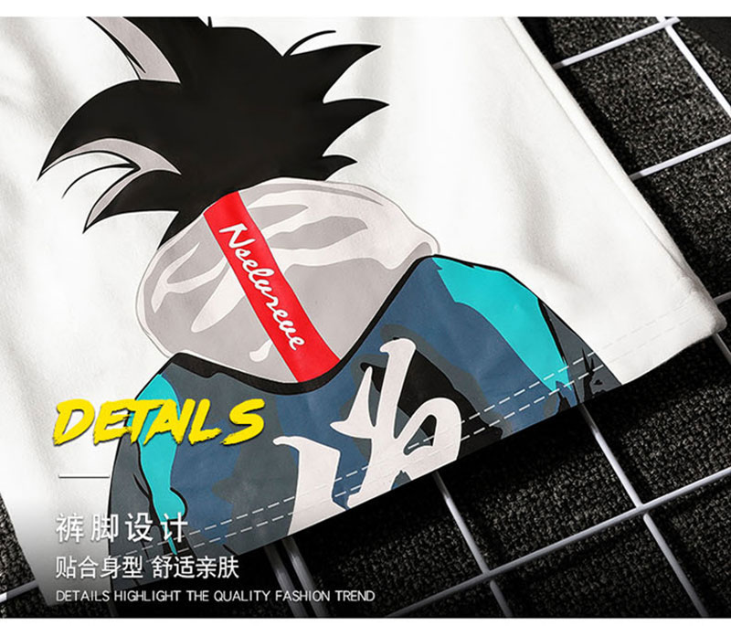 Quần short phong cách thể thao trang trí họa tiết thời trang đơn giản cho nam chất lượng cao