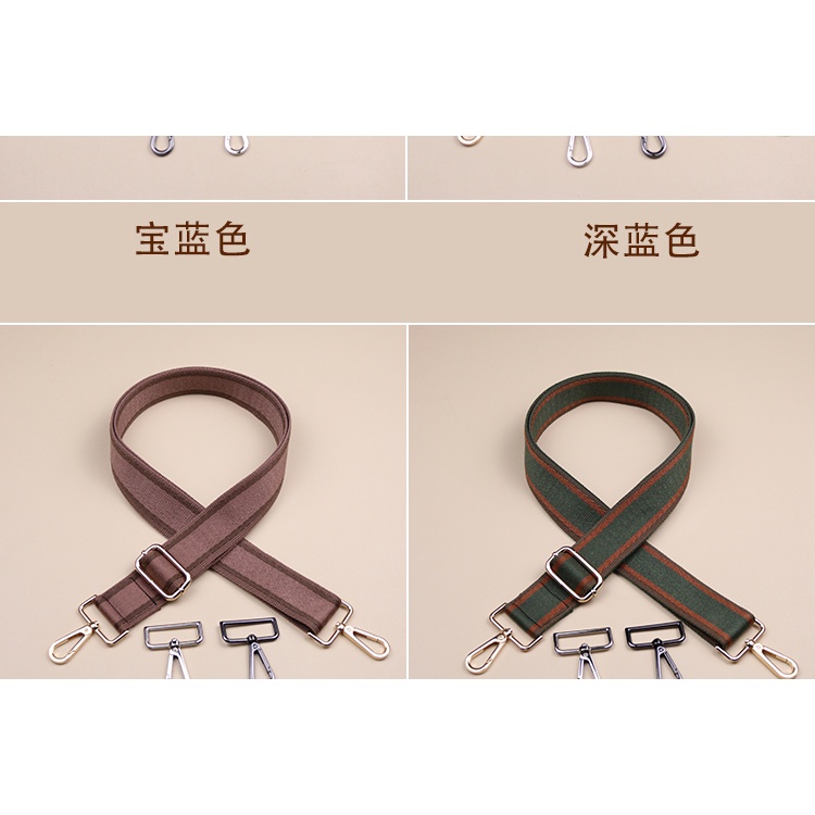 Dây Đeo Vai / Đeo Chéo Bản Rộng 3.8cm Thay Thế Bằng Vải Bạt Có Thể Điều Chỉnh