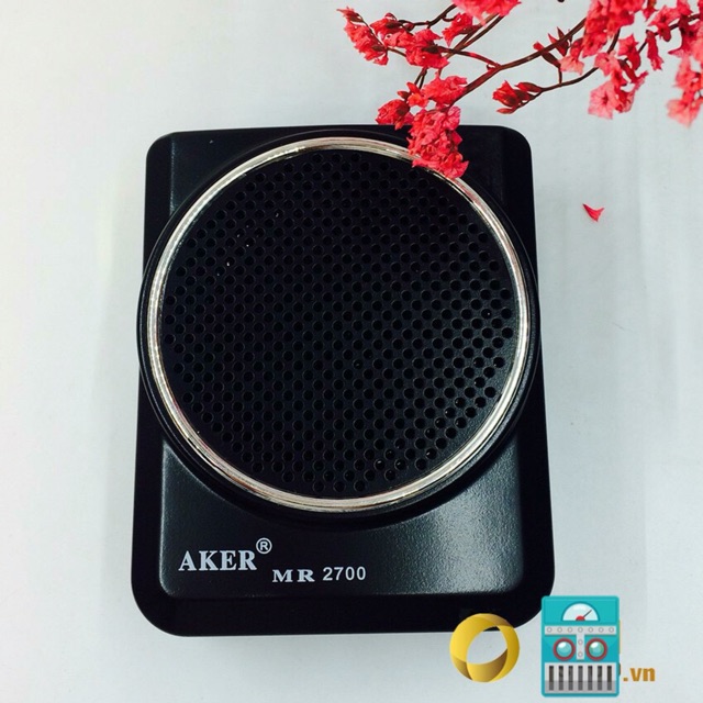 Máy trợ giảng Aker MR2700 màu đen dòng mic có dây - Loa trợ giảng Aker RM 2700 dành cho giáo viên