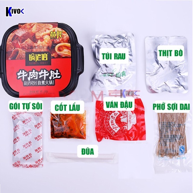 Lẩu tự sôi Huang Long Hotpot 395g | BigBuy360 - bigbuy360.vn