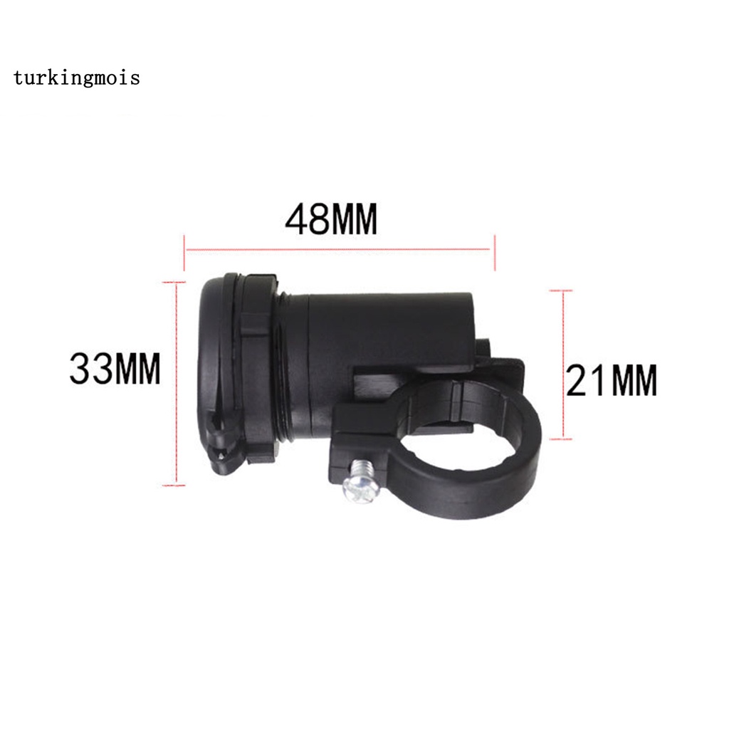 Cục Sạc Nhanh USB Màu Đen Chống Nước Cho Xe Máy