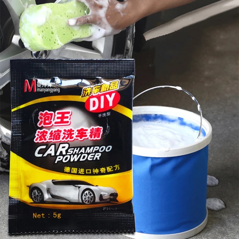 Bột Rửa Xe Siêu Bóng Car Shampoo Powder (5gr)