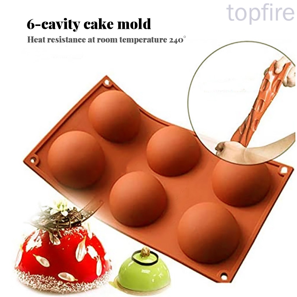 Khuôn silicone làm bánh hình bán nguyệt cách nhiệt chống dính DIY