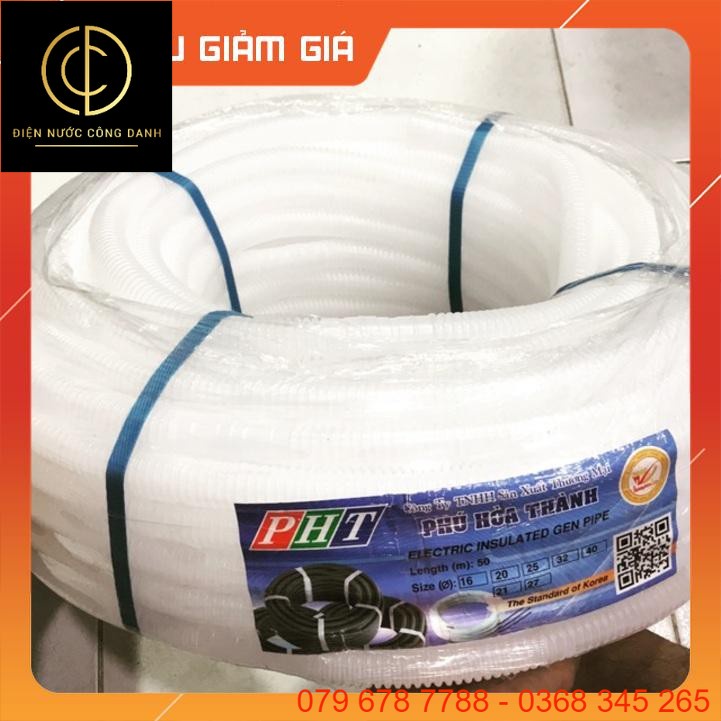 Ruột gà máy lạnh(phi 20) Phú Hoà Thành( 10 mét dây)