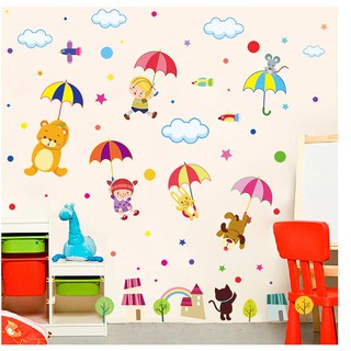 Decal Ô sắc màu