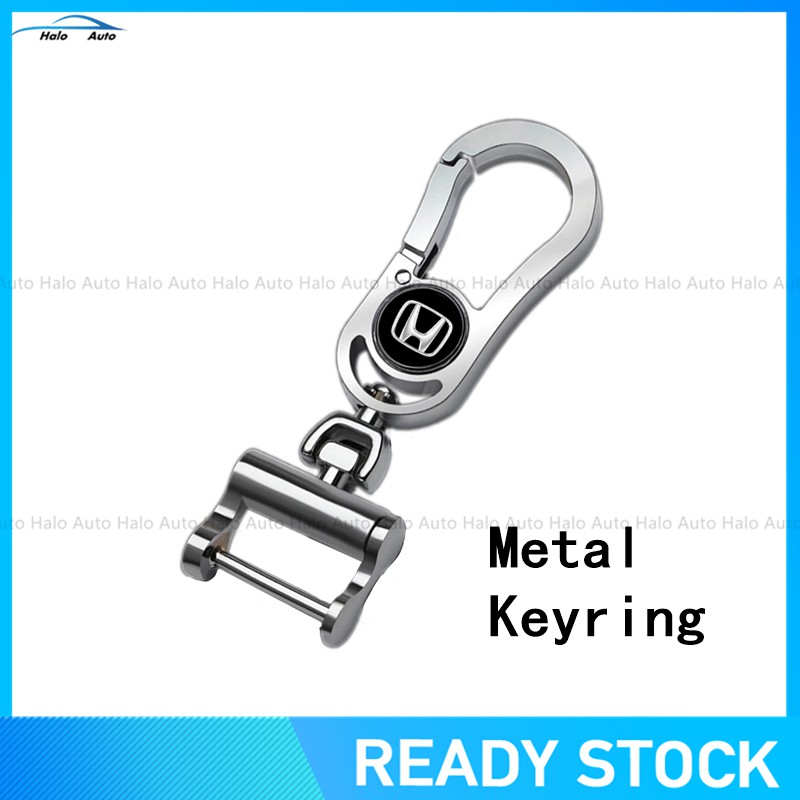 【Ready Stock】100% Genuine Leather Key Cover For Honda CRV HRV BRV JAZZ-2 Bottons-OPP BAG