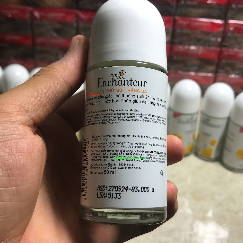 Lăn Khử Mùi Nữ 50Ml Dạng Sữa Enchanteur Charmingdưỡng Trắng Và Làm Thơm Cơ Thể, Với uxu.vn Tất Cả Là Chính Hãng.