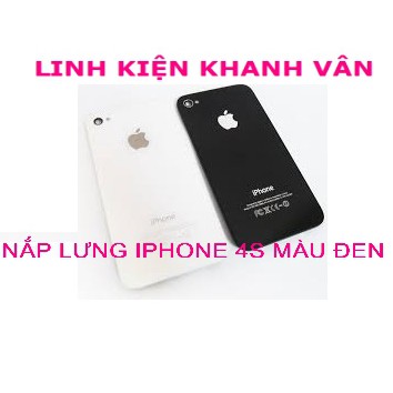 Nắp Lưng iPhone 4S MÀU ĐEN