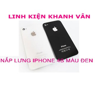 Nắp lưng iphone 4s màu đen