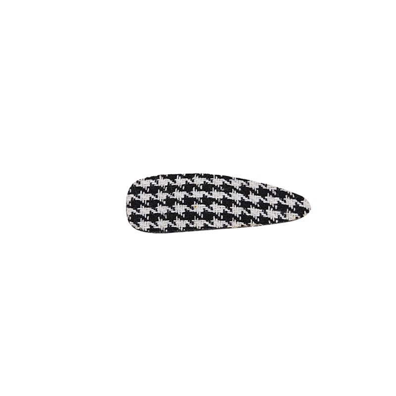 Kẹp Tóc Họa Tiết Houndstooth Thời Trang Hàn Quốc Cho Nữ