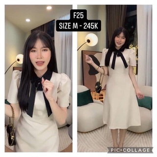 Đầm sky màu kem sz s Loan lâm xinh xắn