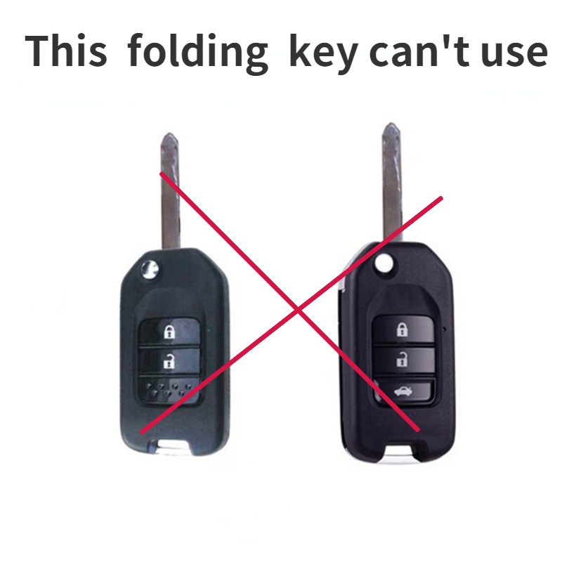 Vỏ Bọc Chìa Khóa Bằng Hợp Kim Kẽm Cho Honda CRV CR-V Fit Civic Accord HR-V HRV City Odyssey XR-V