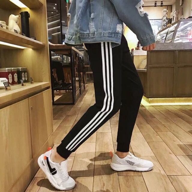 Quần jogger 3 sọc bo Unisex 40-95kg bigsize