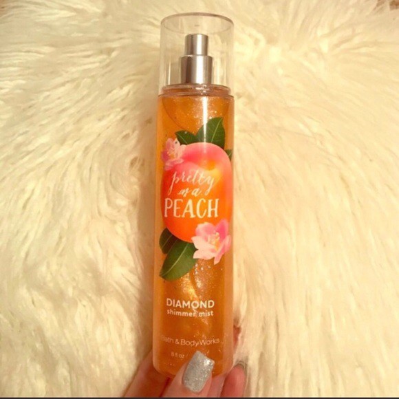 [MINI] Xịt Thơm Có Nhũ Bath & Body Works Fine Fragrance Mist Hương - PRETTY AS A PEACH DIAMOND SHIMMER MIST | Thế Giới Skin Care