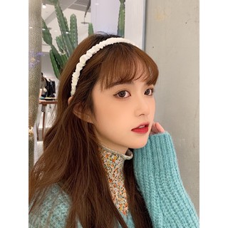 Bờm tóc cài tóc vải lụa nhún cute