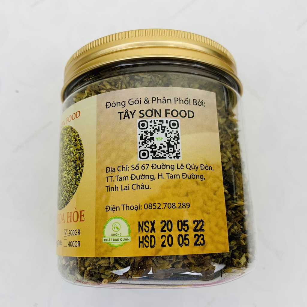 HŨ 400GR Trà Hoa Hòe Sấy Khô Thượng Hạng Thơm Ngọt - Tây Sơn Food