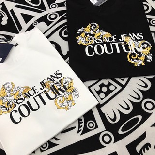 Áo Thun Nam, Áo Phông Nam Cổ Tròn VERSACE JEANS COUTURE.1, Vải Cotton Co Giãn, Form Slim Fit