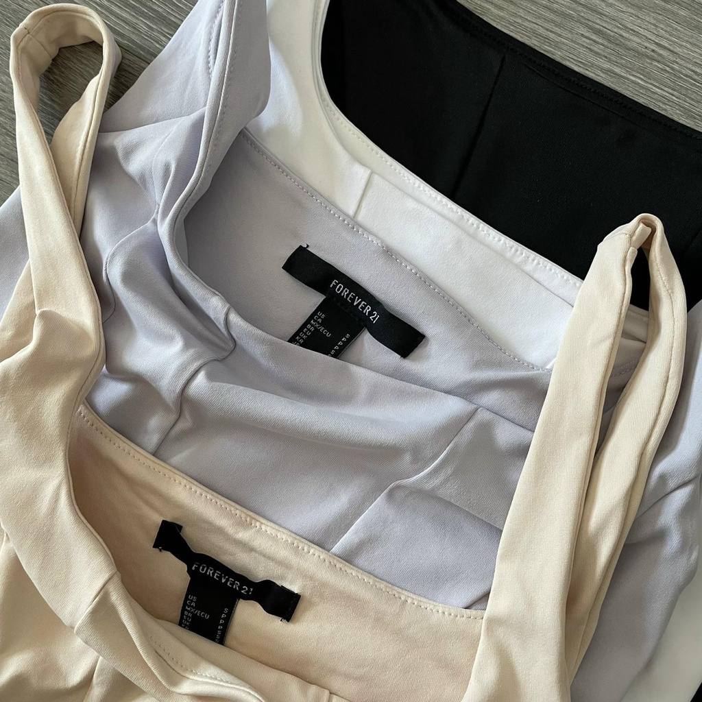 Áo croptop dây bảng to thun mát KAMI