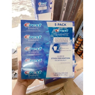 Kem Đánh Răng Crest 3D White Advanced Whitening 158g