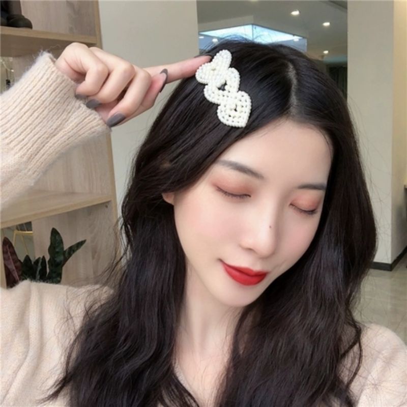 Kẹp tóc ngọc nhiều hình dáng dễ thương