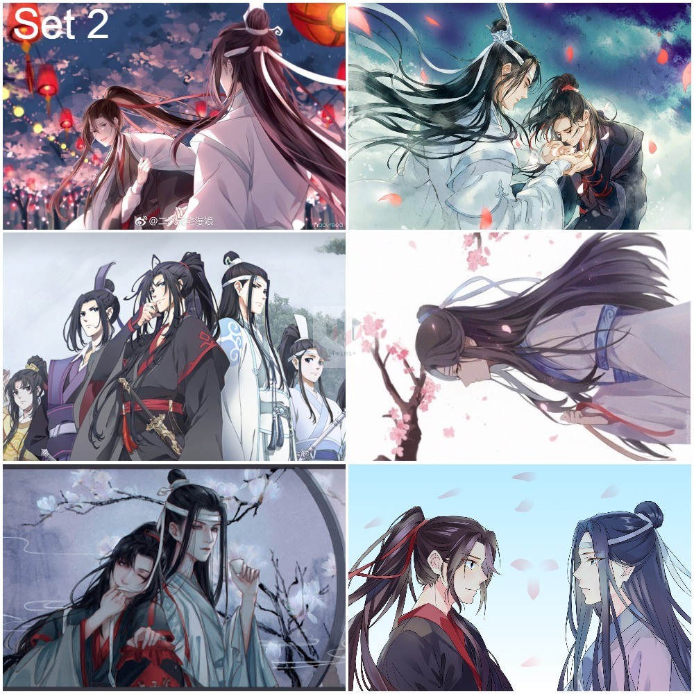 Bộ 6 Áp phích - Poster Manhua Ma Đạo Tổ Sư (A5, A4, A3)