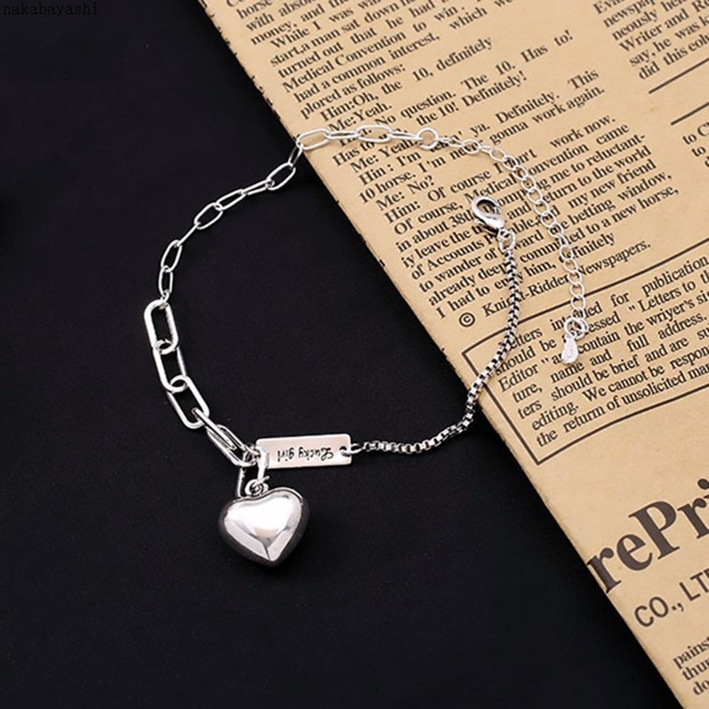 Lắc Chân Mặt Hình Trái Tim Phong Cách Retro Thời Trang Cho NữYanqueens Quà tặng trang sức