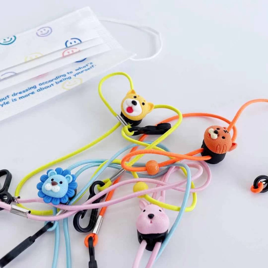 Dây Đeo Mắt Kính Màu Kẹo Chất Liệu Nylon Họa Tiết Hoạt Hình Sáng Tạo Mới