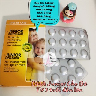 Dầu cá dha junior lifeline care na uy