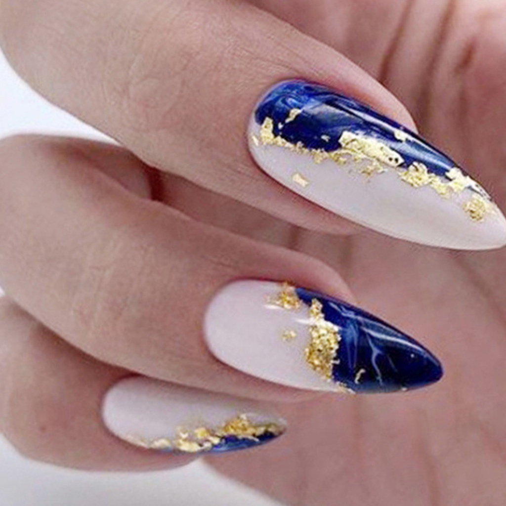 [Hàng mới về] Hộp lá nhôm lấp lánh trang trí móng tay thời trang DIY tiện dụng