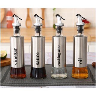 Chai Đựng Dầu Ăn, Đựng Nước Mắm 300ml Hàng Cao Cấp, Thủy Tinh Chịu Lực, Đầu Vòi Chống Tràn Đặc Biệt