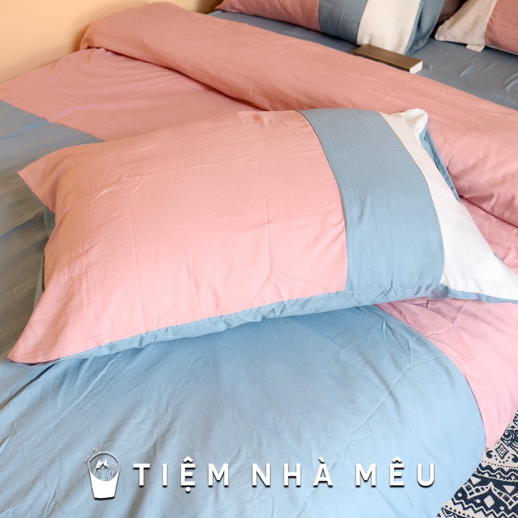 Bộ Chăn Ga Gối✨ m6/m8/2m- Full Size✨Cotton 80% Vỏ Gối , Drap , Vỏ Chăn Hoạ Tiết Gấu Cute Tiệm Nhà Mêu Hàng Cao Cấp