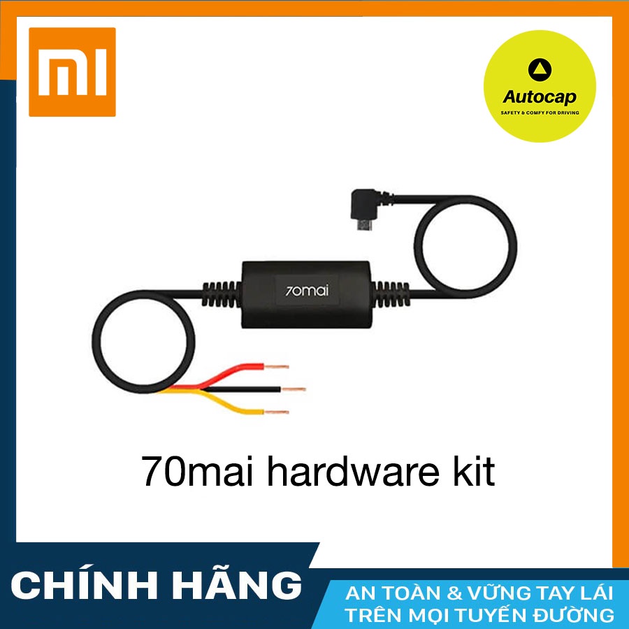 Camera hành trình ô tô Xiaomi 70mai Pro Plus A500s  kèm mắt sau RC06/RC09 + KM thẻ 64GB Class 10