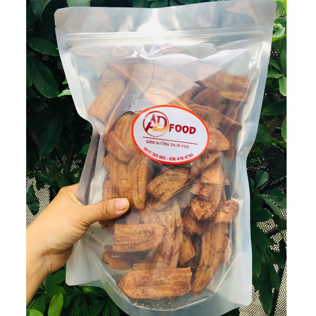 1kg chuối sấy mè gừng