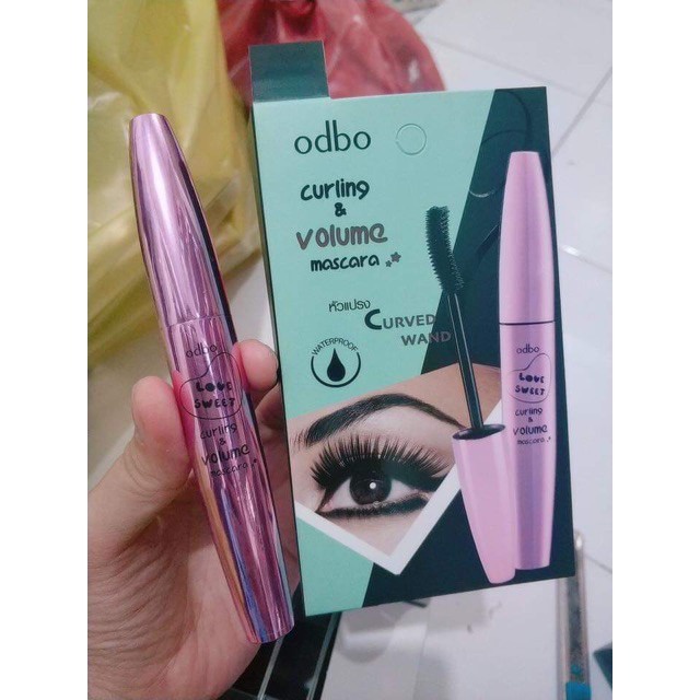 Mascara làm dài dày và cong mi Odbo Love Sweet Curling &amp; Volume OD903