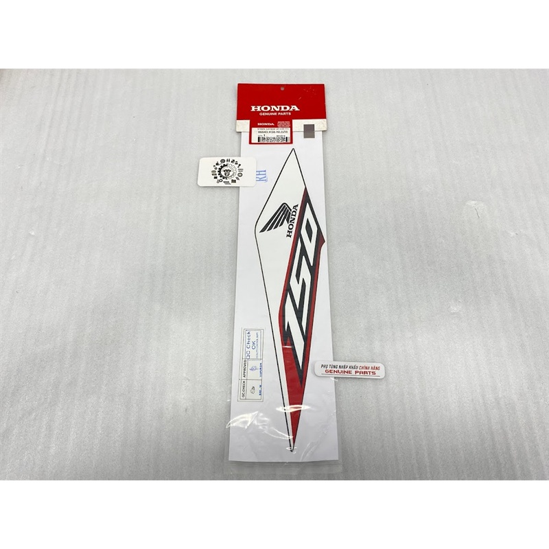 Bộ tem SONIC 150 ĐEN NHÁM 2021  nhập Honda Indo