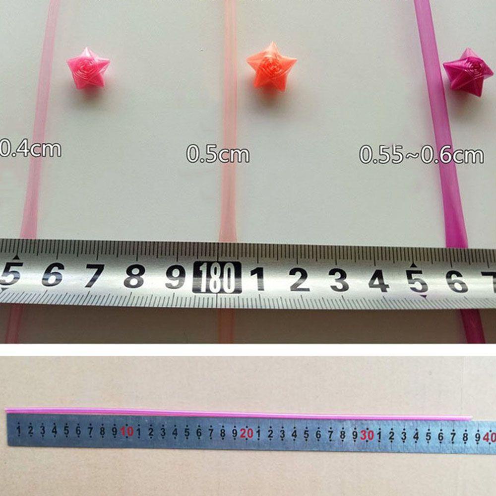 Ống Hút Nhựa Trong Suốt Họa Tiết Ngôi Sao May Mắn Màu Dạ Quang Độc Đáo