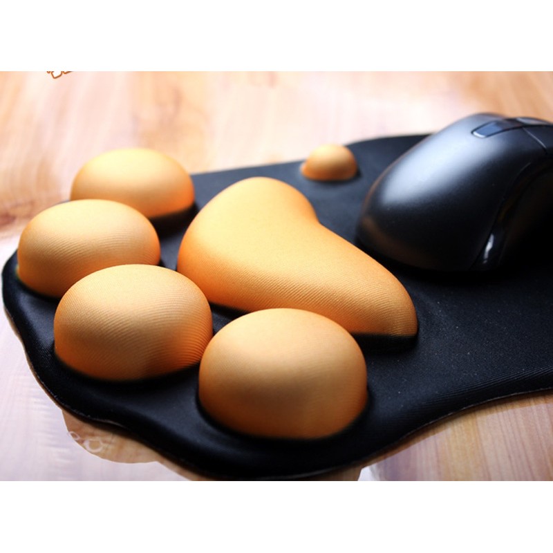 [CHÂN MÈO] Miếng lót chuột bàn di chuột kê tay cao cấp chống mỏi tay đau cổ tay - Mouse pad (AL03)