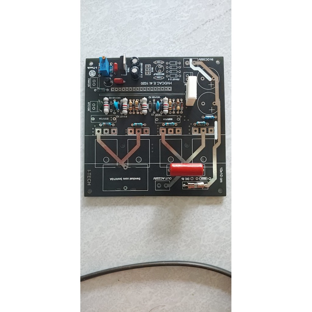 DIY bo mạch kích điện 350VDC - 220VAC sóng sin chuẩn dùng IGBT hoặc MosFet